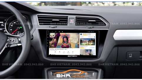 Màn hình DVD Android liền camera 360 Volkswagen Tiguan 2017 - nay | Gotech GT360